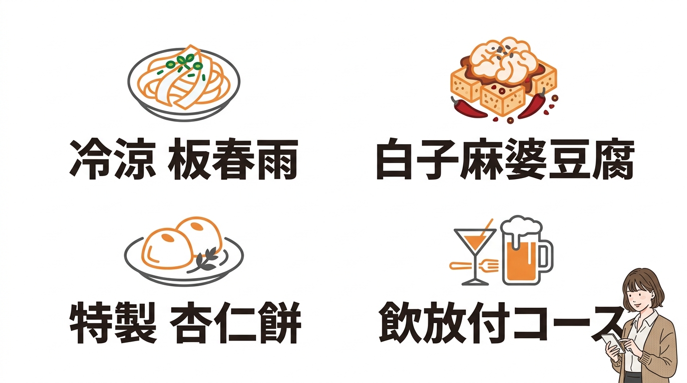 最新のメニュー内容と価格帯
