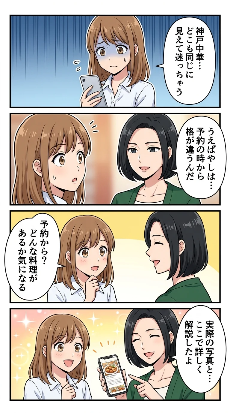 神戸中華 うえばやし メニュー レビュー 写真