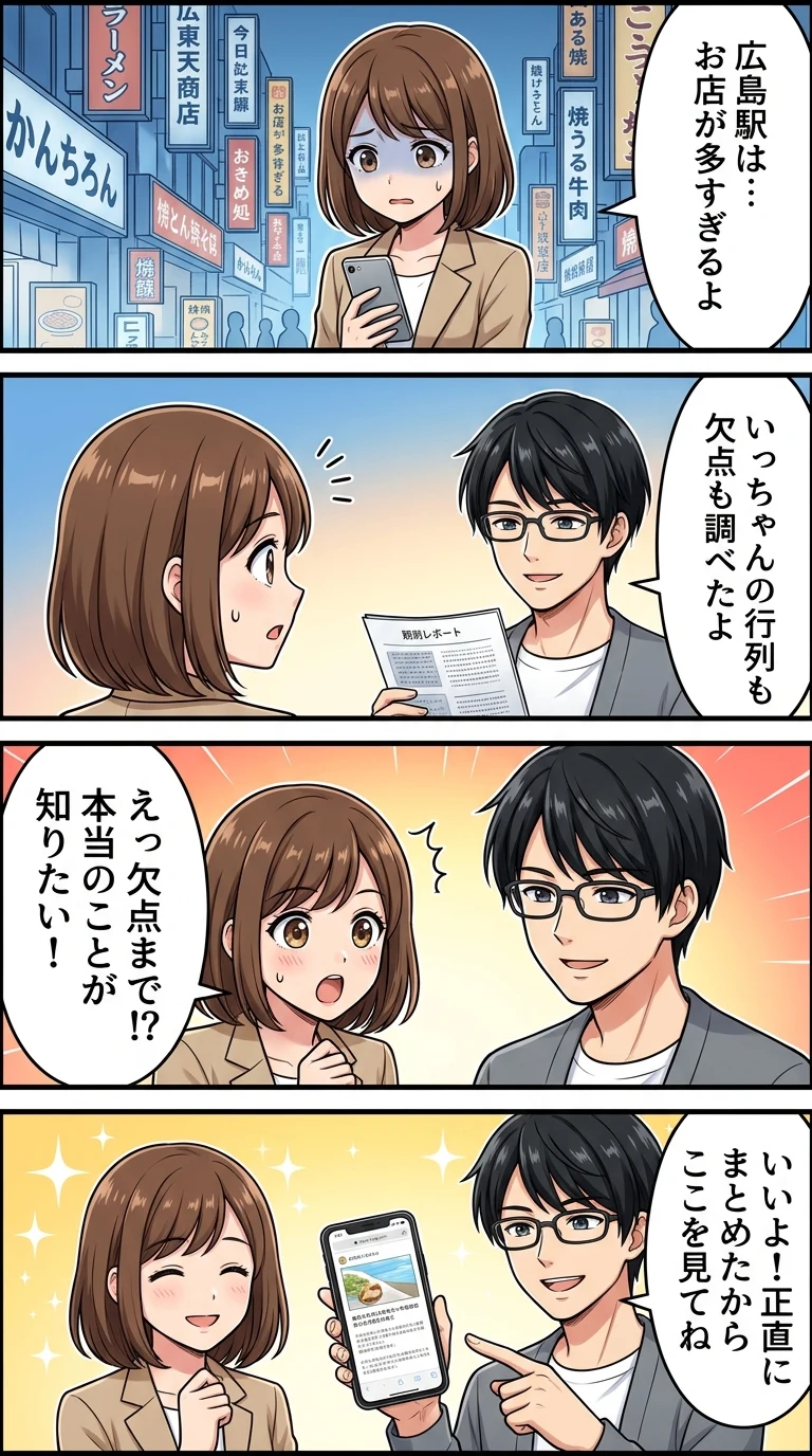 広島駅 いっちゃん 本店 レビュー メニュー 写真