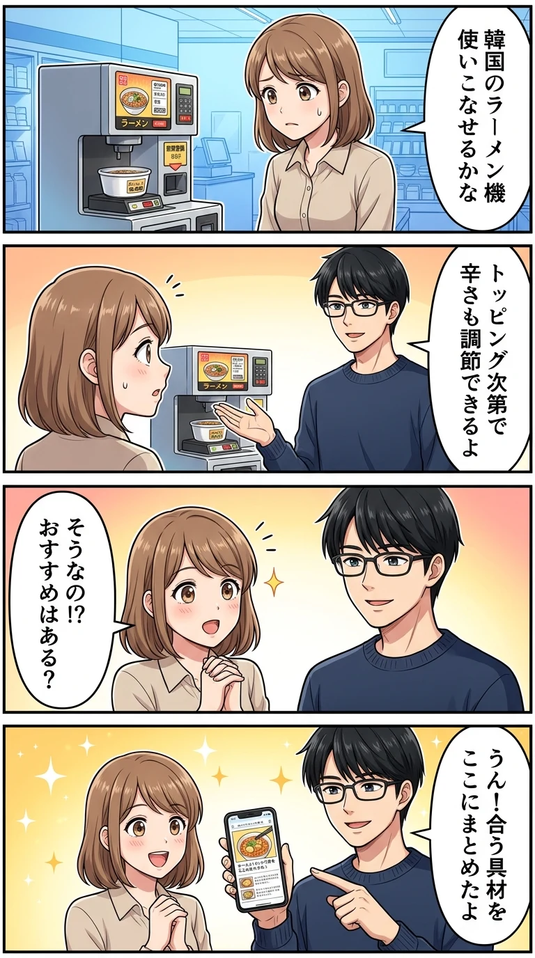 韓国 コンビニ ラーメン